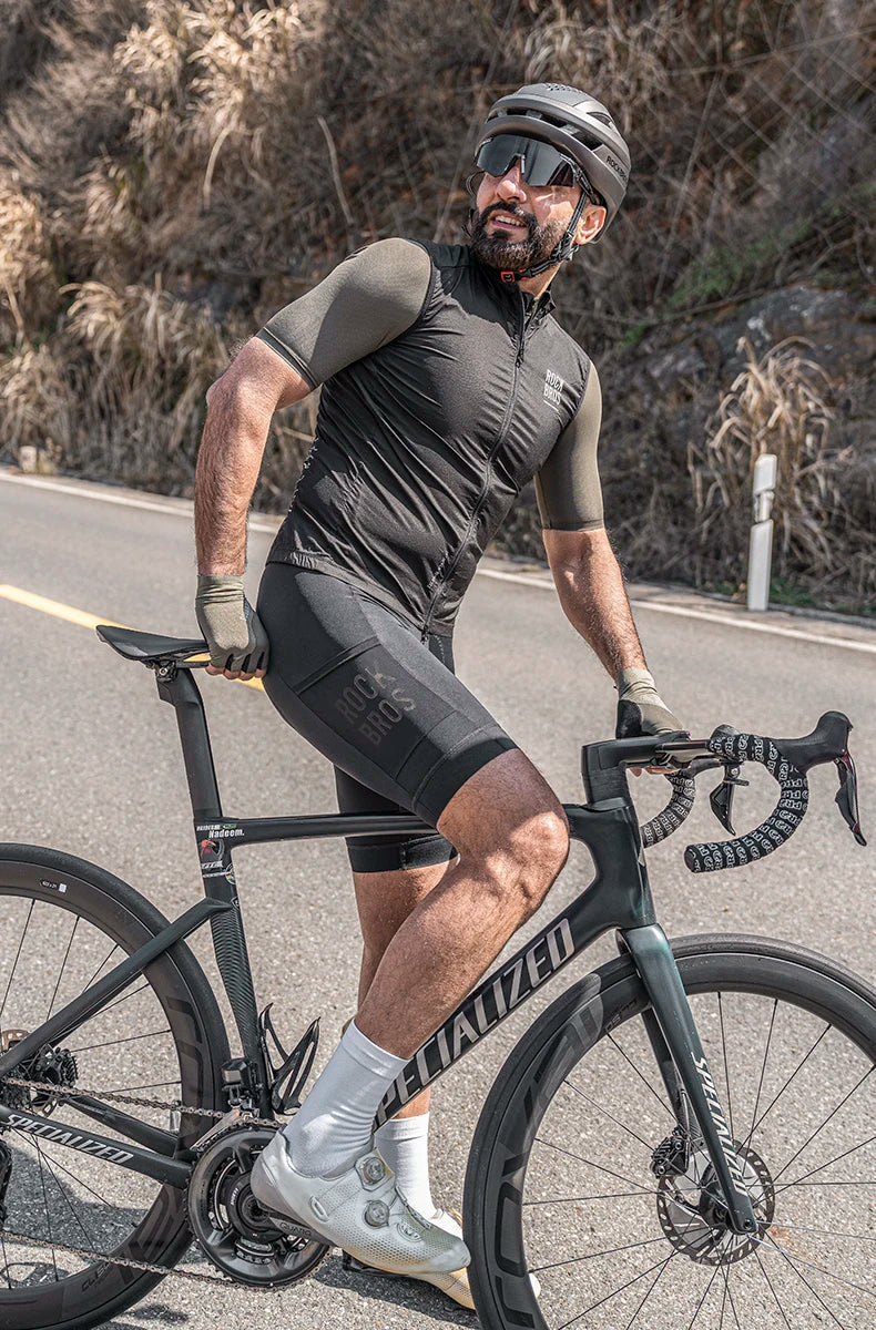Men’s Cycling Shorts with Pockets Breathable Quick-Dry Anti-Slip Grip