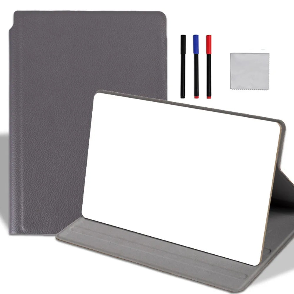 Reusable Dry-Erase Notebook with Folding PU Cover
