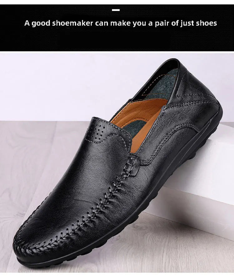 Men's Business Casual Leather Loafers