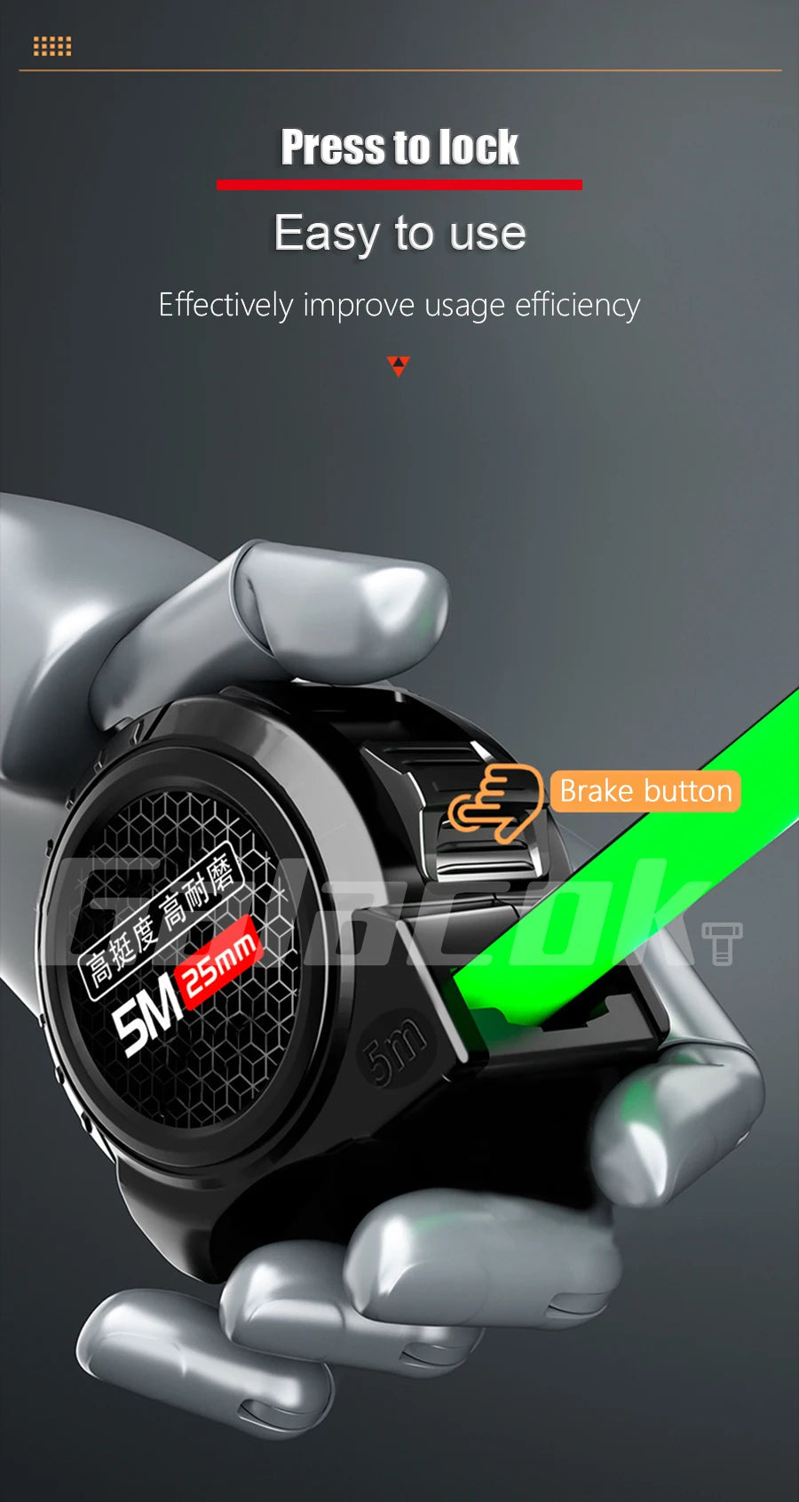 3/7.5/10/5M Meters Tape Measure Toughbuilt Measuring Tape Construction Tape Measure Site Measuring Construction tools Instrument 