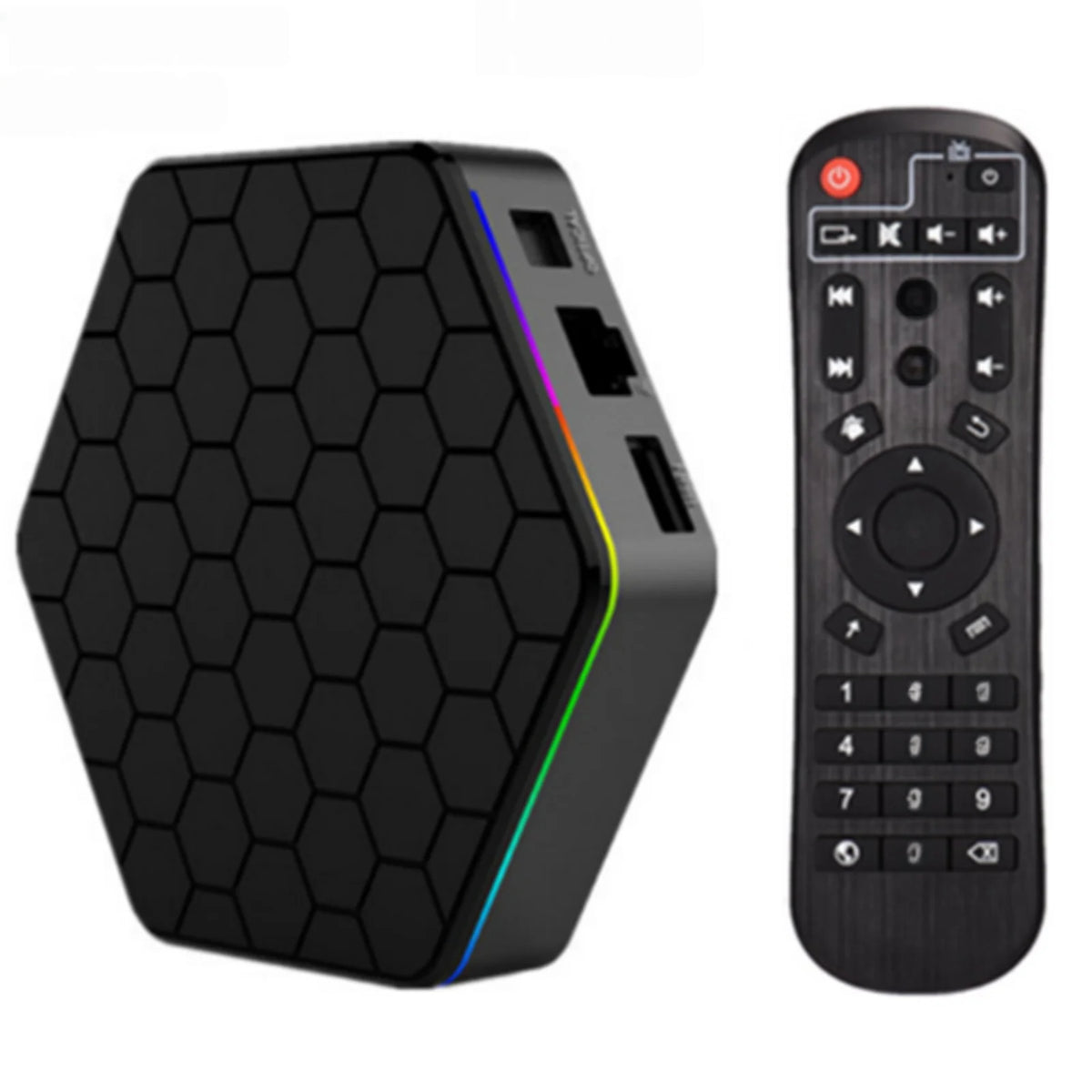 4K Android 12 TV Box WiFi 6 & Dual Band Connectivity Quad-Core Media Player RGB Multi-Screen Smart Home