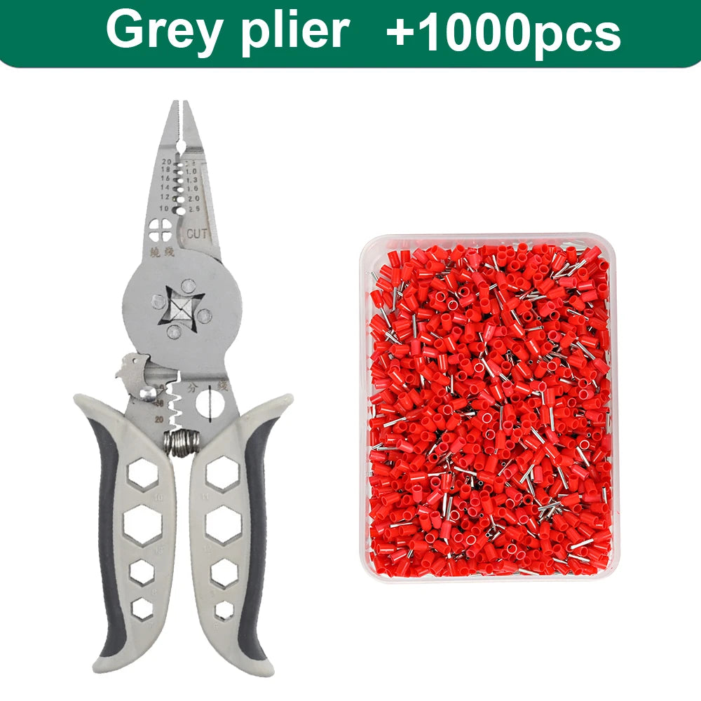 Multi Functional Electrician Tools Pliers Crimping Tool set For Wire Splitting And Stripping Specialized For Electricians