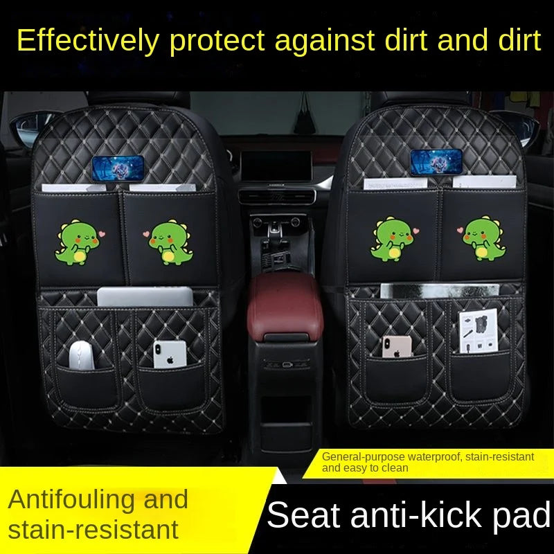 Car Seat-Back Kick Protection Pad, Design Options