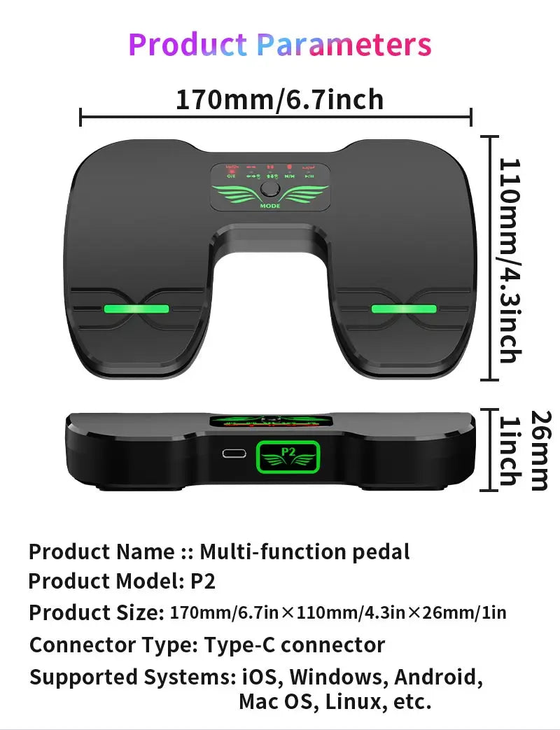 Pedală Bluetooth pentru întoarcerea paginii