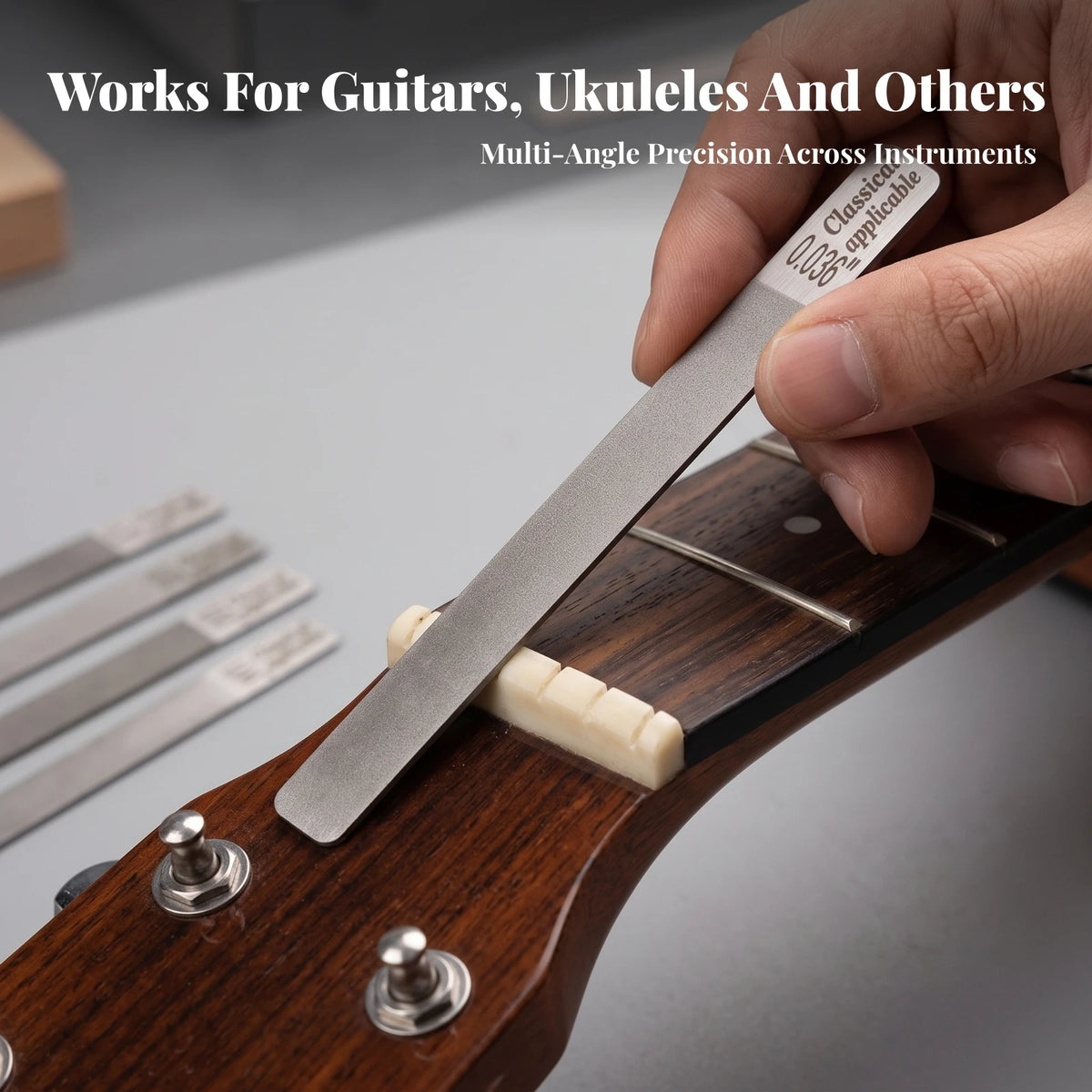 Guitar Nut File Set, Six Pieces