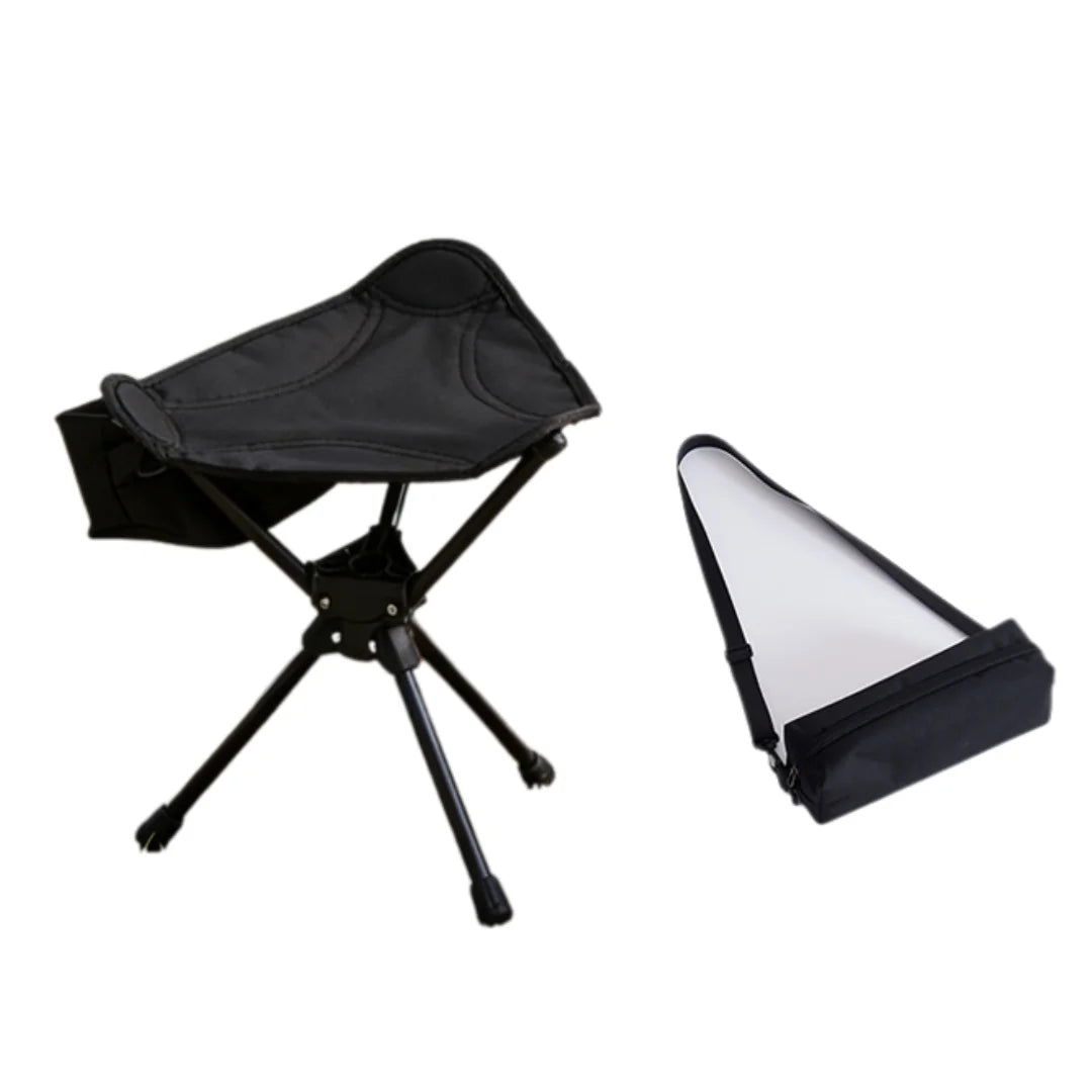 360° Swivel Camping Stool for Hiking, Fishing and Travel