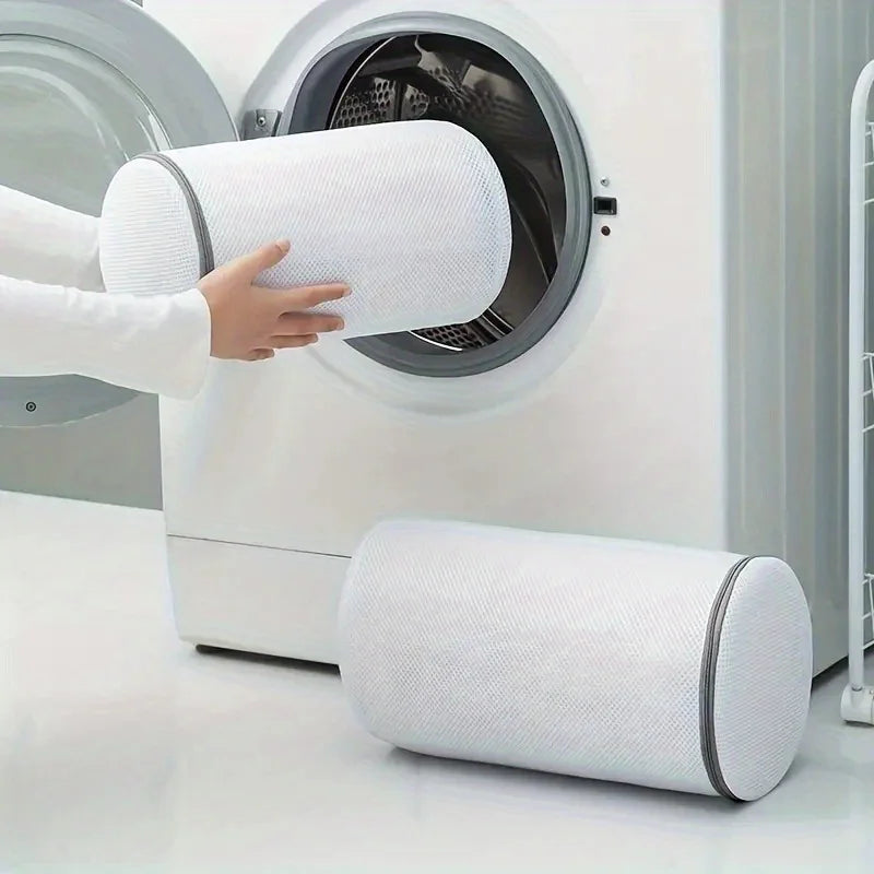 Versatile Shoe Washing Bag - Durable Mesh Laundry Bag for Sneakers, Running Shoes, Socks & Bras with Zipper Closure, Laundry Bag 