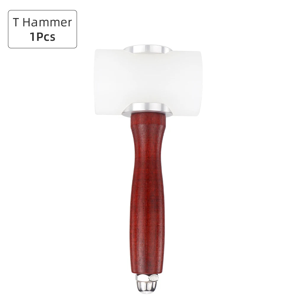 Nylon-Head Leathercraft Mallet, Two Shape Options