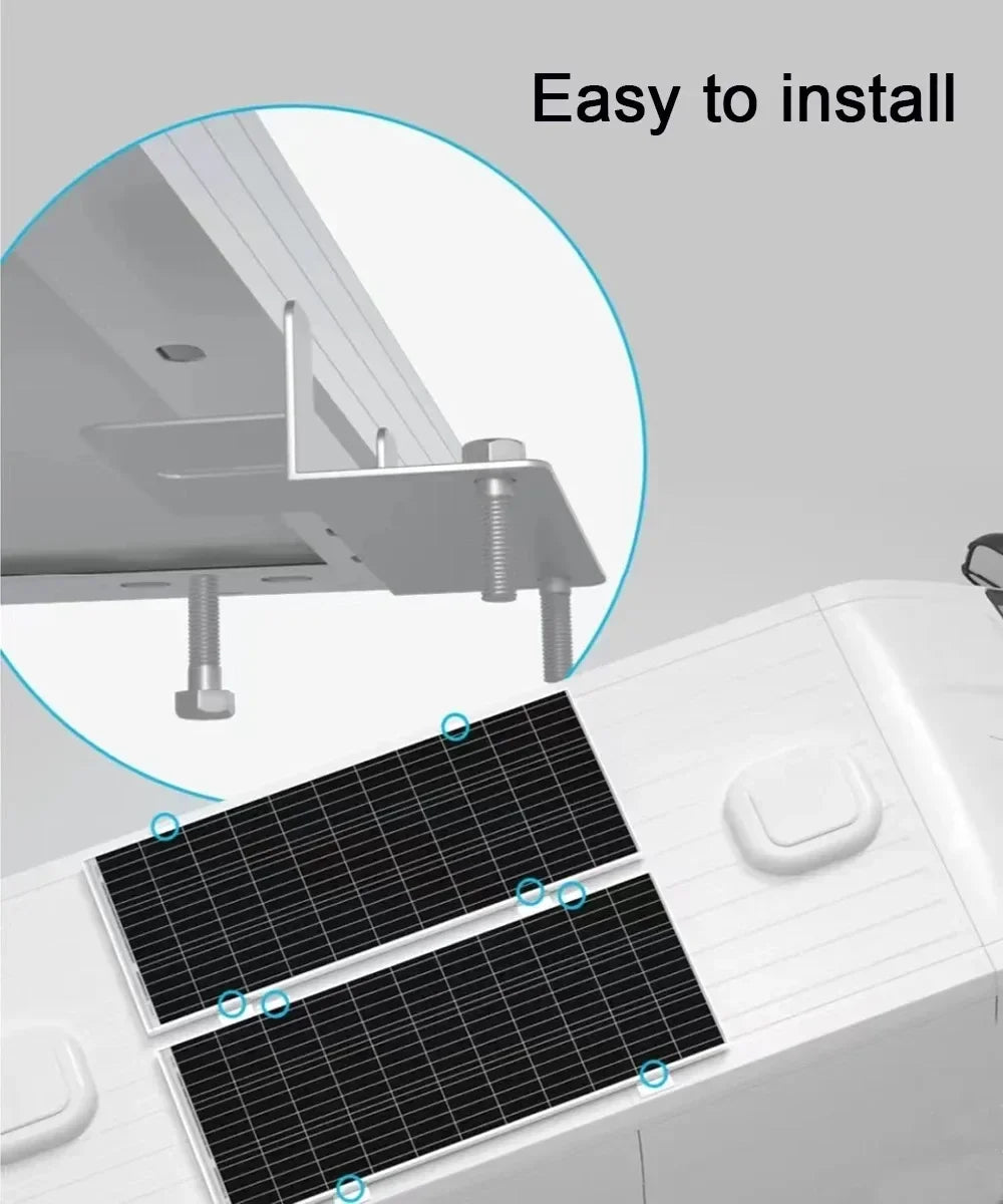 Aluminium Solar Panel Z-Bracket Mounting Kit