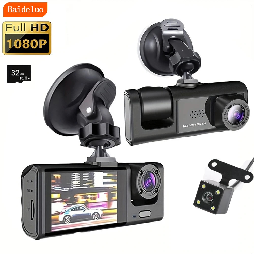 Dual-Lens Front and Cabin Dash Camera