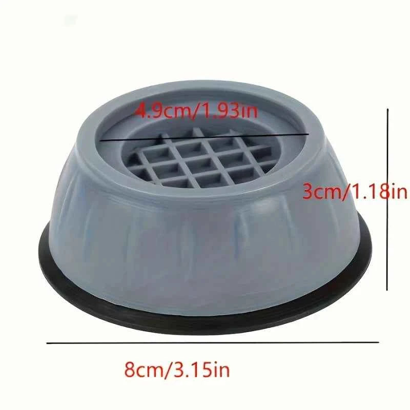 4PCS Anti-Vibration Washing Machine Feet-Suitable for Refrigerators for Anti-Slip Stability,Anti-Slip Base,Sound Dampening Pads