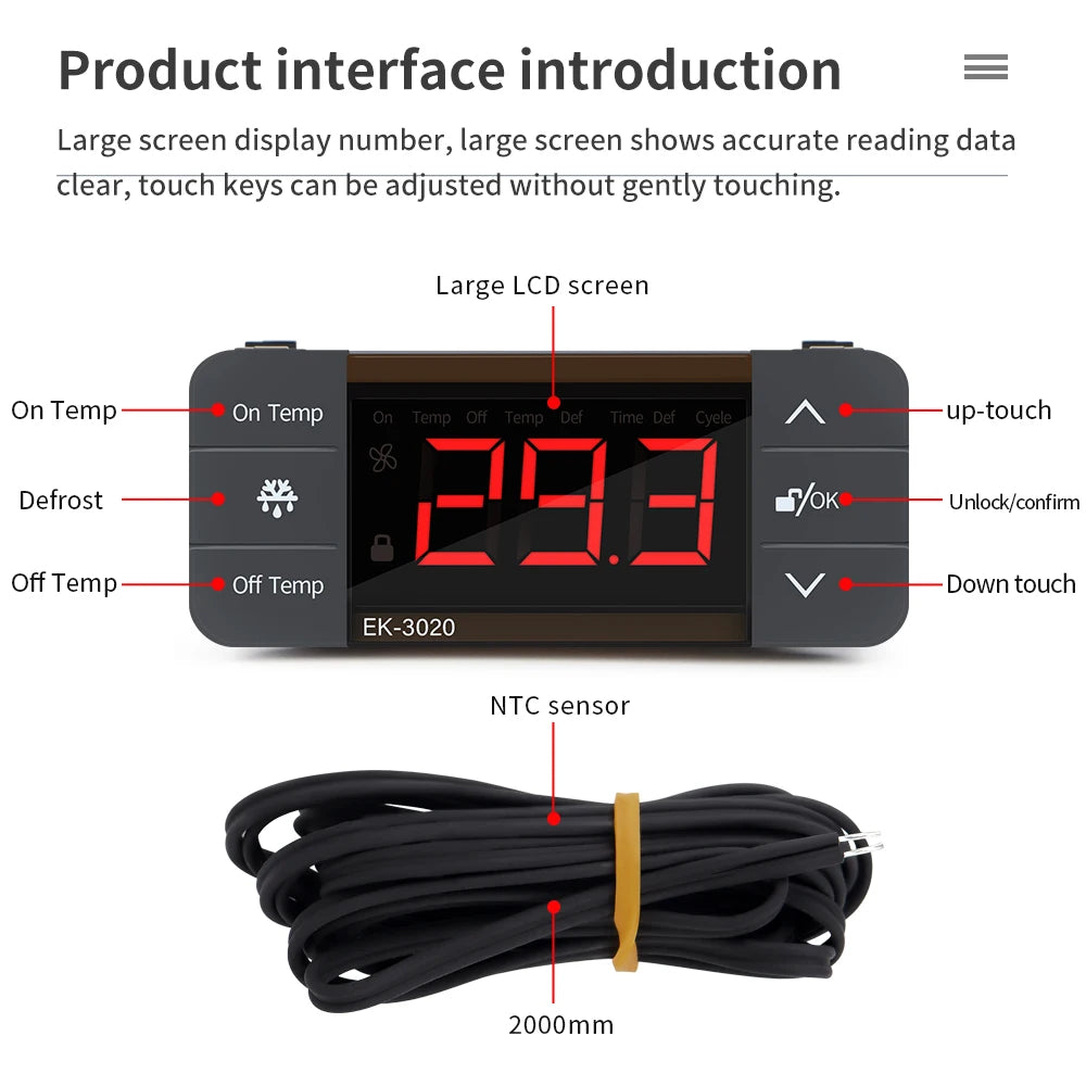 EK-3010 or EK-3030 Temperature Controller