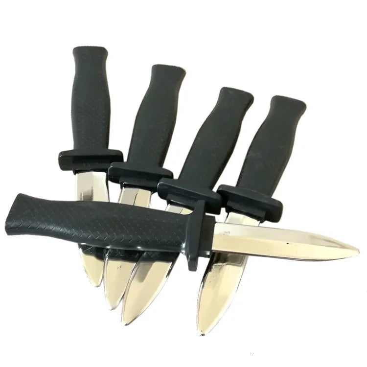 Halloween Trick People Simulation Dagger Funny Props Touching People Telescopic Bayonet Sliding Leaf Prank Child Toy Gadget 