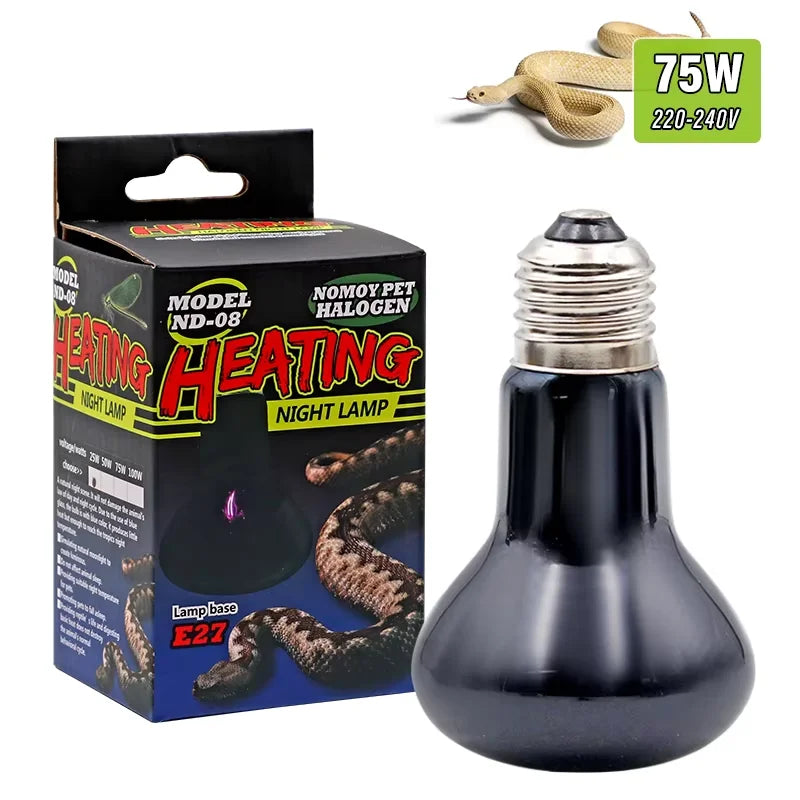 Ceramic E27 Heat Emitter, 25–100W Options