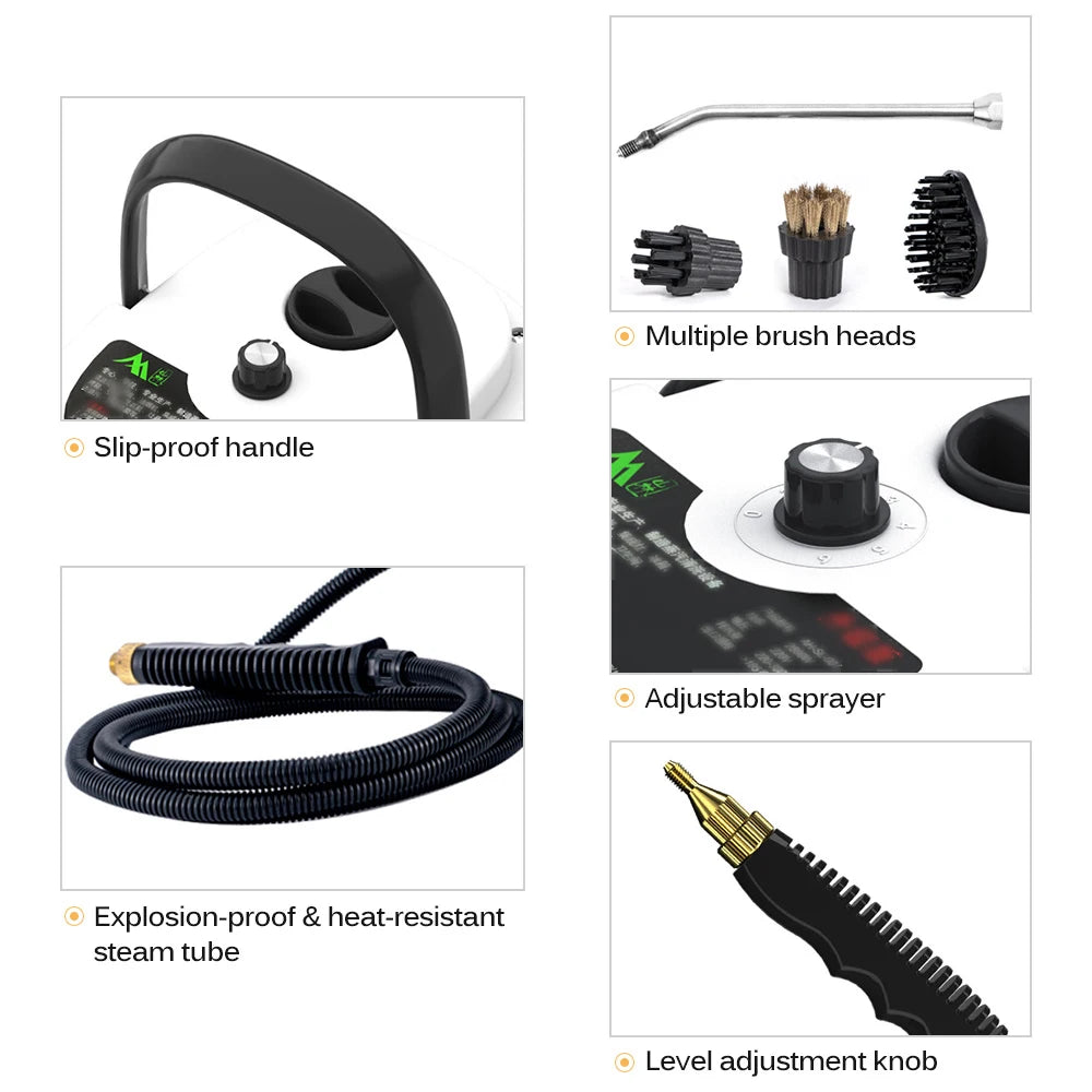 2500W Portable Handheld Steam Cleaner
