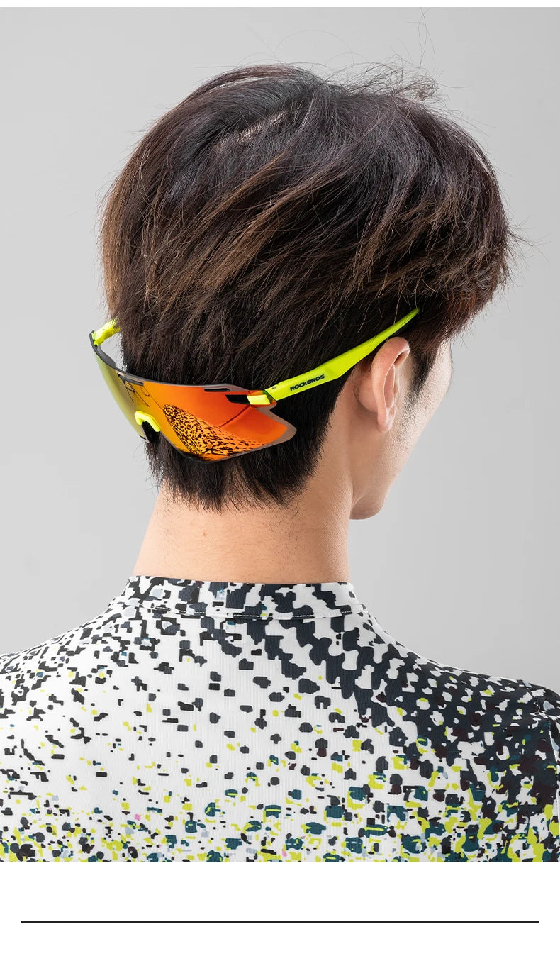 Photochromic Cycling Glasses with TR90 Frame