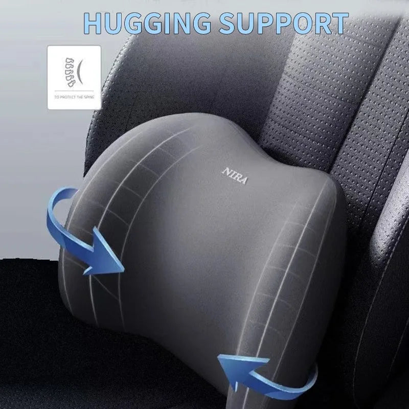 Options de coussin pour appuie-tête et soutien lombaire de voiture