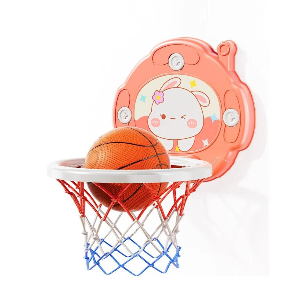 2025 New Children's Basketball Frame Indoor Shooting Hanging Baby Basketball Stand 1-5 Year Old Baby Home Ball Toy No Punching 