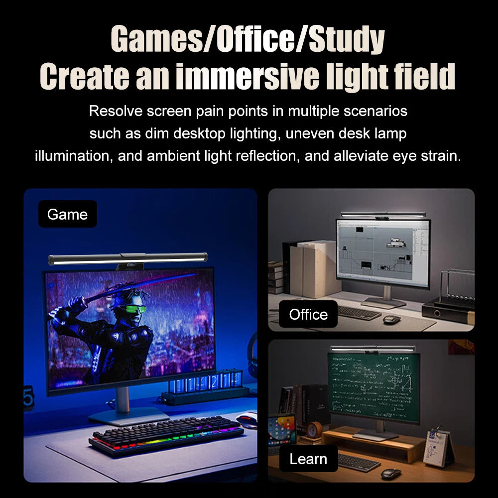 Monitor Light Bar - Control and RGB Options