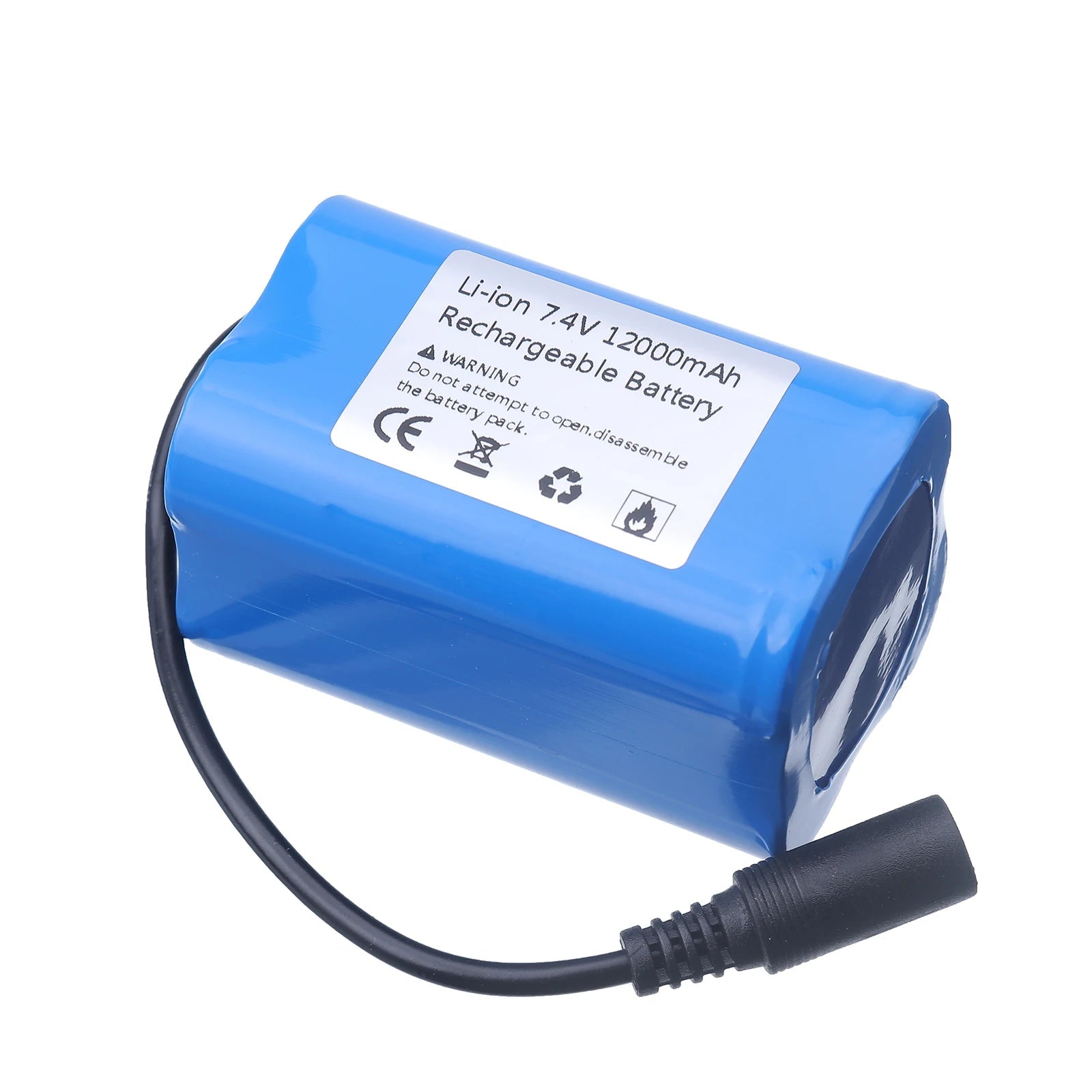 7.4V 12000mAh Battery with USB Charger For T188 T888 2011-5 V007 C18 H18 Remote Control RC Fishing Bait Boat Spare Battery Parts 