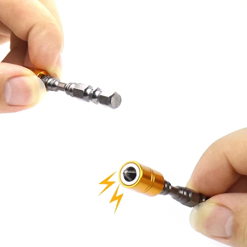 Five 65 mm Magnetic Phillips Screwdriver Bits