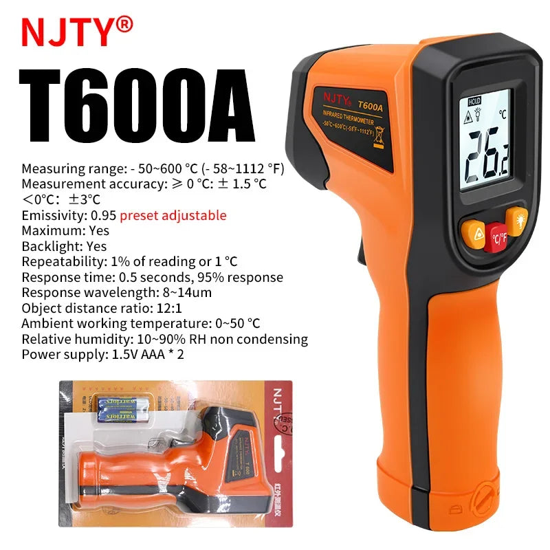 Infrared Surface Thermometer - Range Options