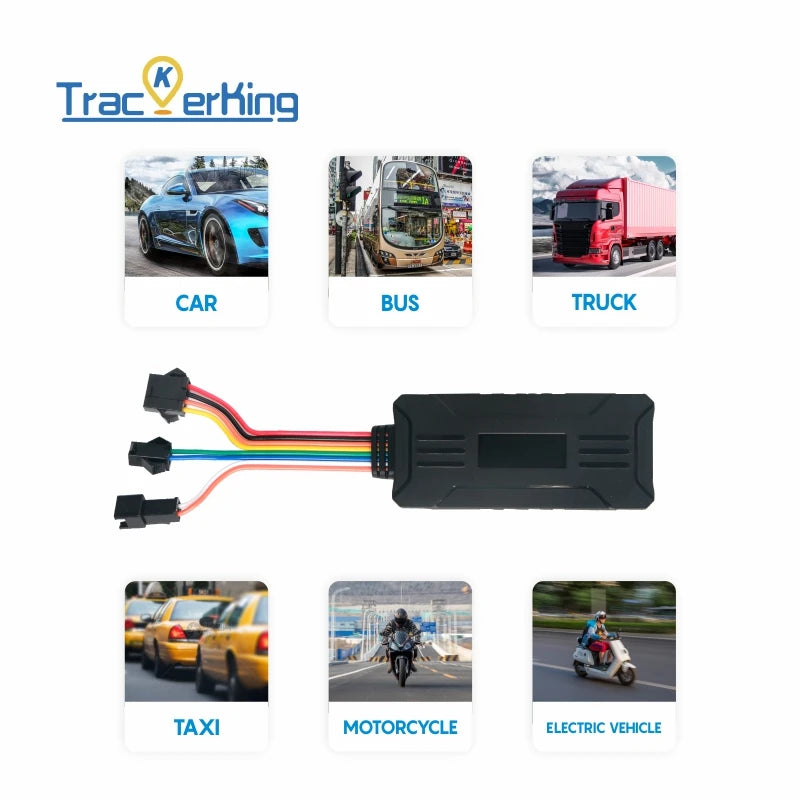 Car Gps Tracker Trackerking G909 Car Anti- Theft Gps Tracking Devices with sos microphone relay