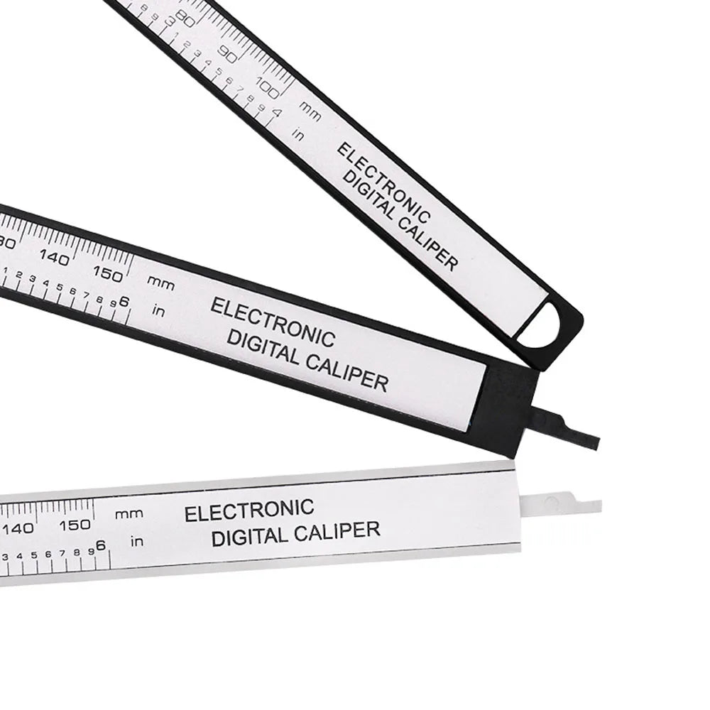 150mm 100mm Elektronischer Digitaler Messschieber Kohlefaser-Messschieberlehre Messwerkzeug Digitales Lineal