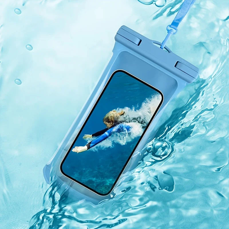 Pochette transparente pour téléphone avec cordon de cou
