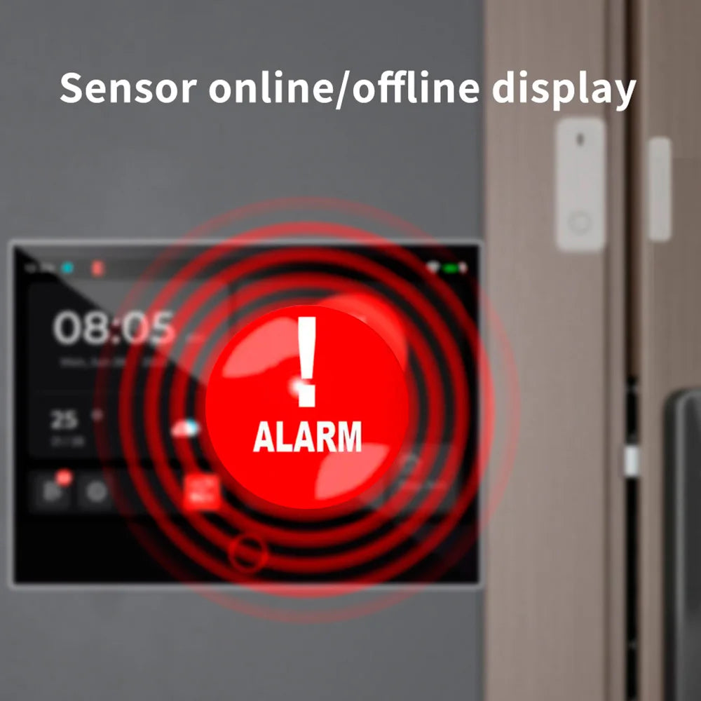 Entrega ES Kerui, grande ecrã tátil de 7 polegadas, sistema de alarme 4G+WiFi, alarme doméstico, ASK/FSK 433MHz, anti-roubo, funciona com Tuya G70
