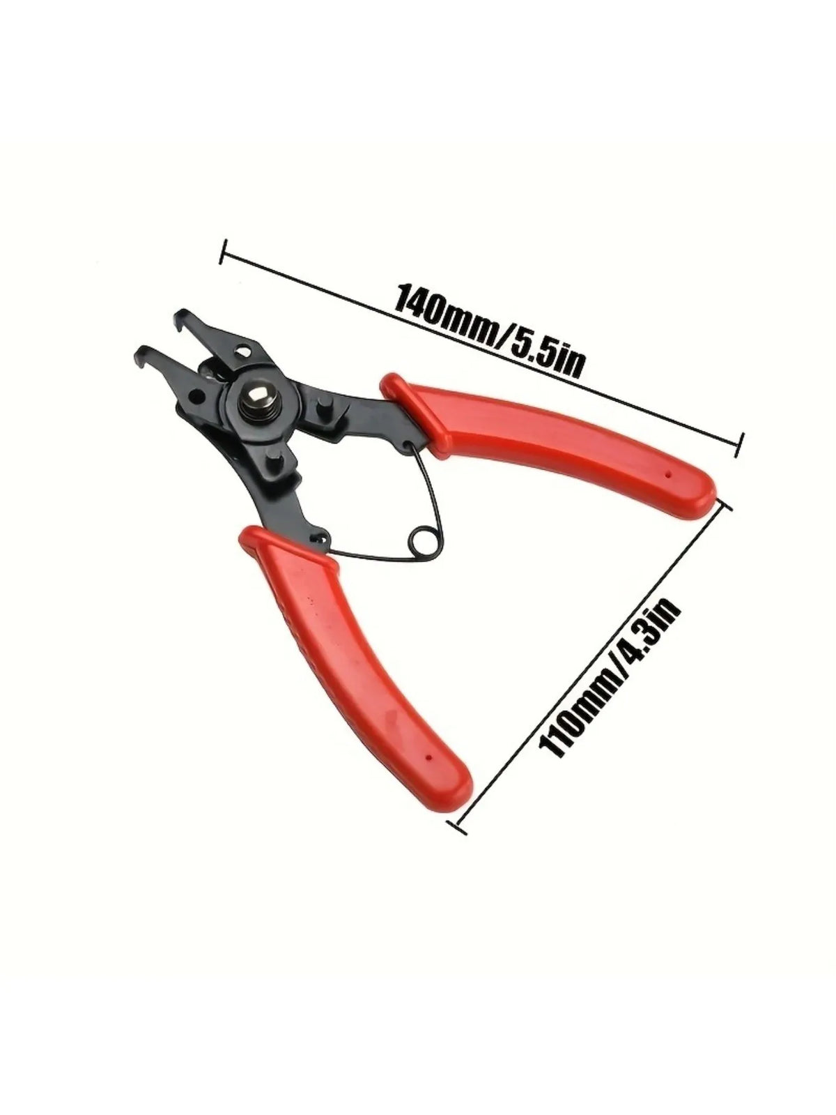 4-In-1 Circlip Pliers Set Snap Ring Pliers Multi Crimp Removable Plier Head Retaining Circlip Pliers Hand Tools Multifunctional