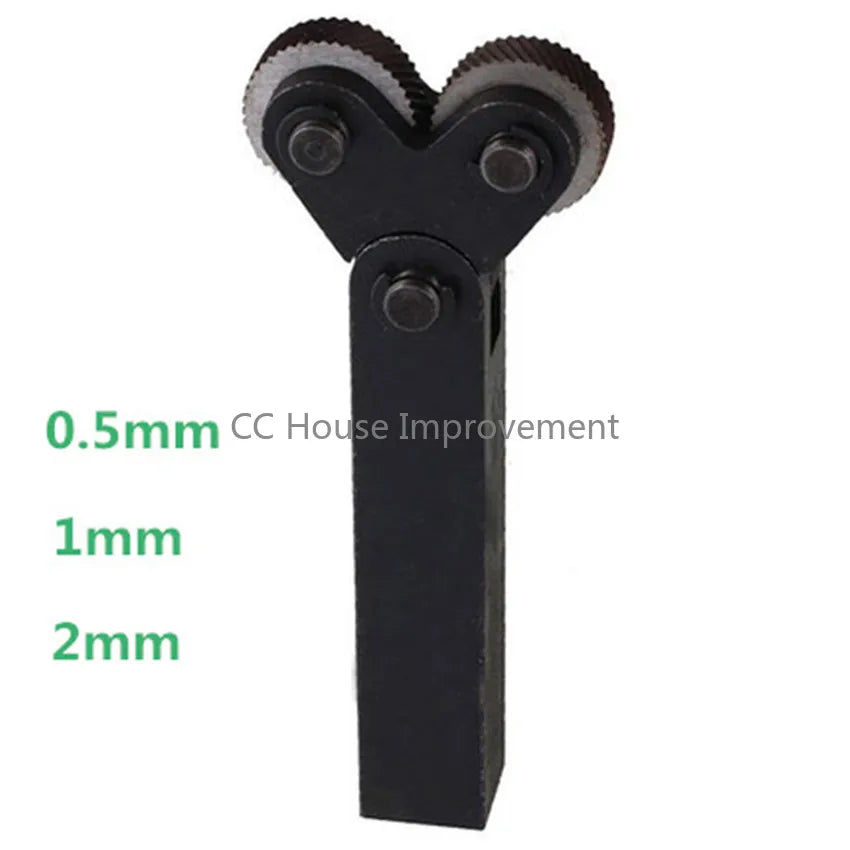 Seven-Piece Dual-Wheel Knurling Tool Set