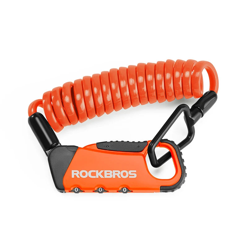 3-Digit Bicycle Cable Lock, 120cm Anti-Theft Lock