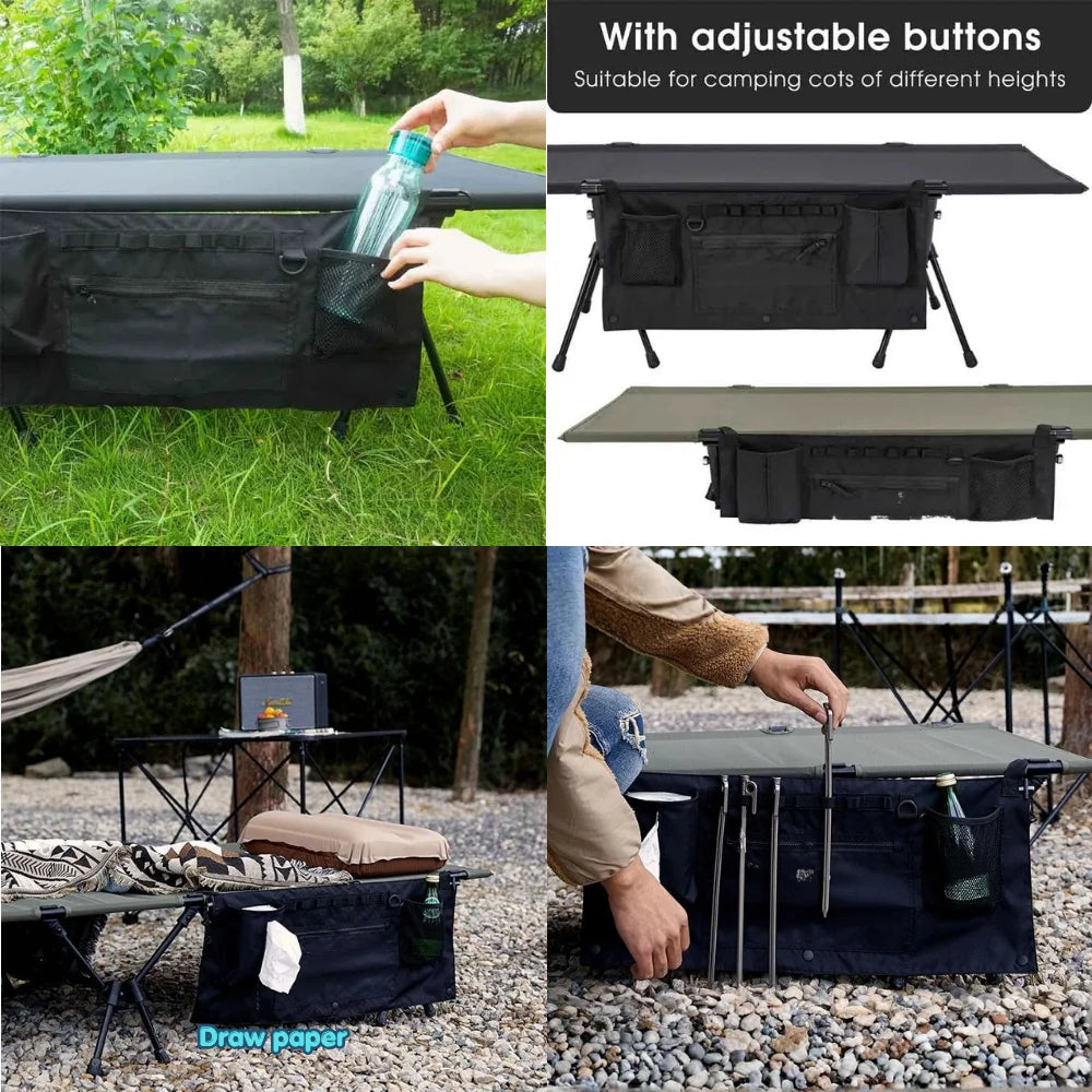 Ultralight Camping Cot Folding Bed for Hiking and Travel