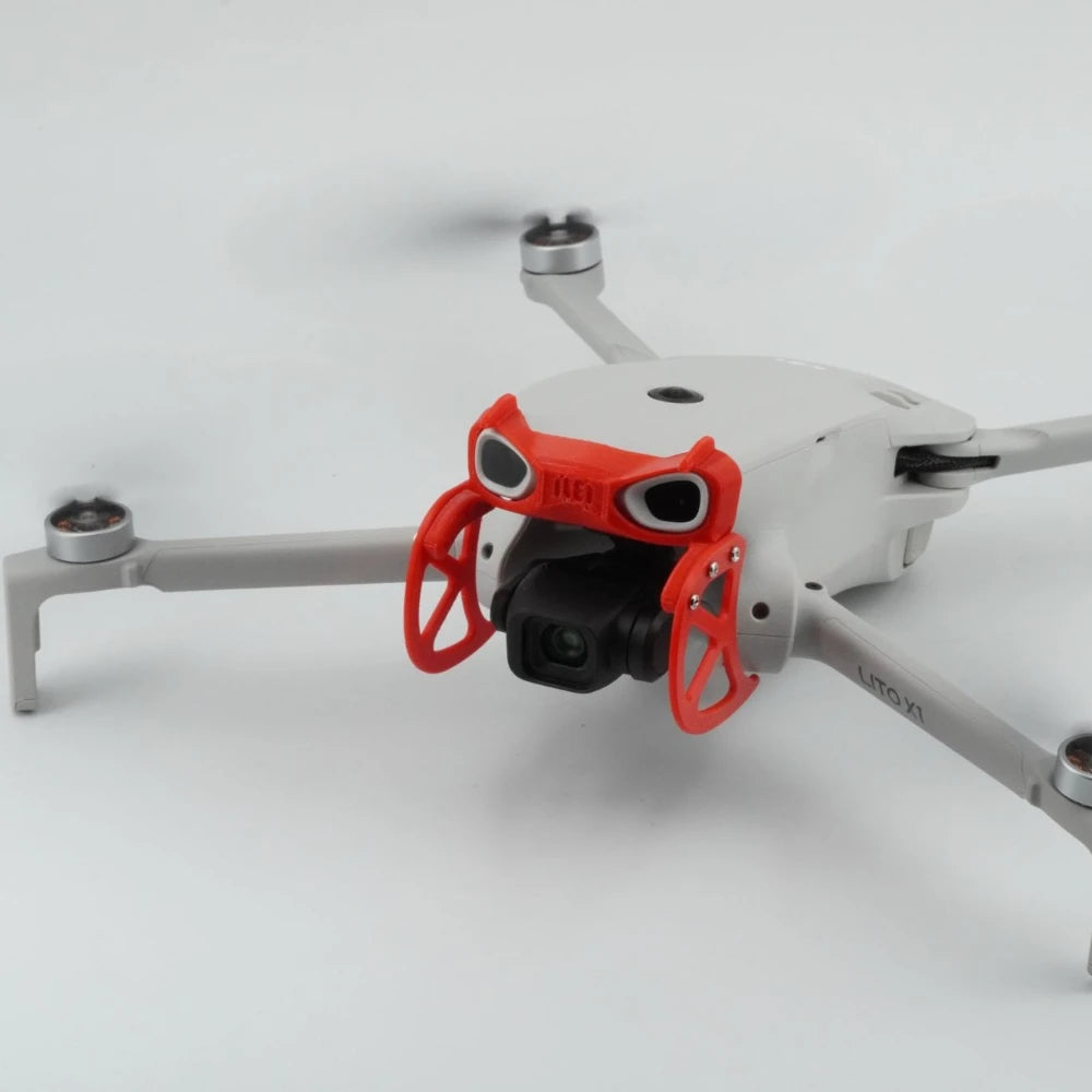 Accessoires de protection pour nacelle de DJI LITO X1/1 imprimés en 3D, barre anti-collision en ABS et barre de protection de l’objectif du drone