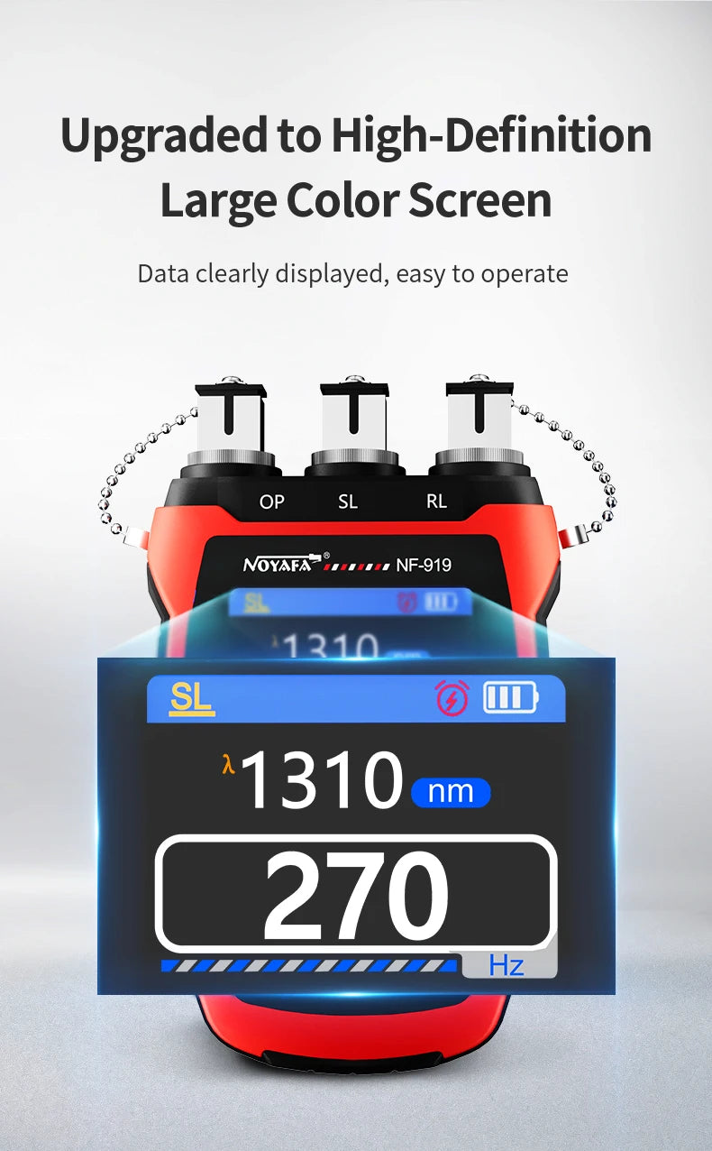 NF-919 Optical Power Meter, Light Source and VFL