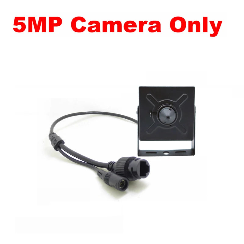 JIENUO 5MP Mini IP Camera Poe Audio Micro Cctv Security Video Surveillance IPCam Indoor Onvif HD Network Home Cam ICSee Xmeye 