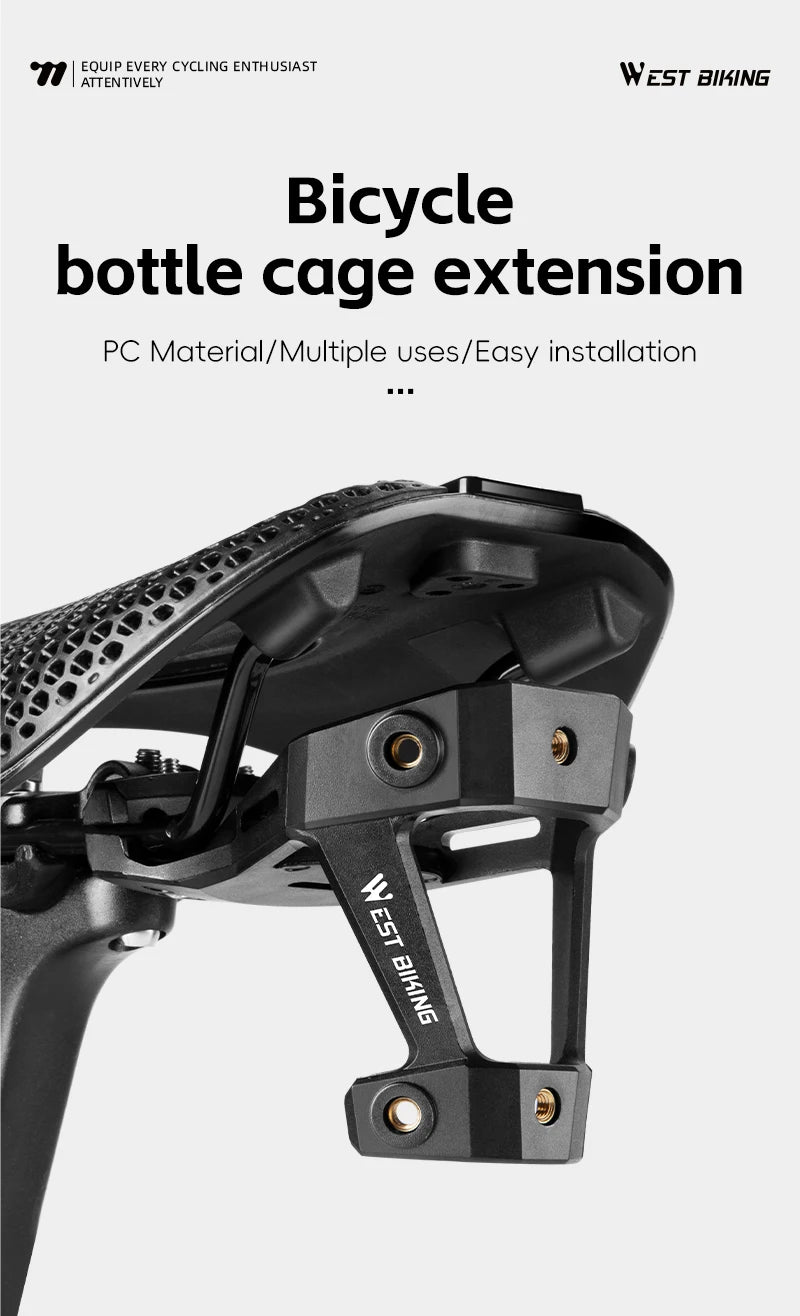 WEST BIKING Adapter za montažu nosača bočice na sedlo