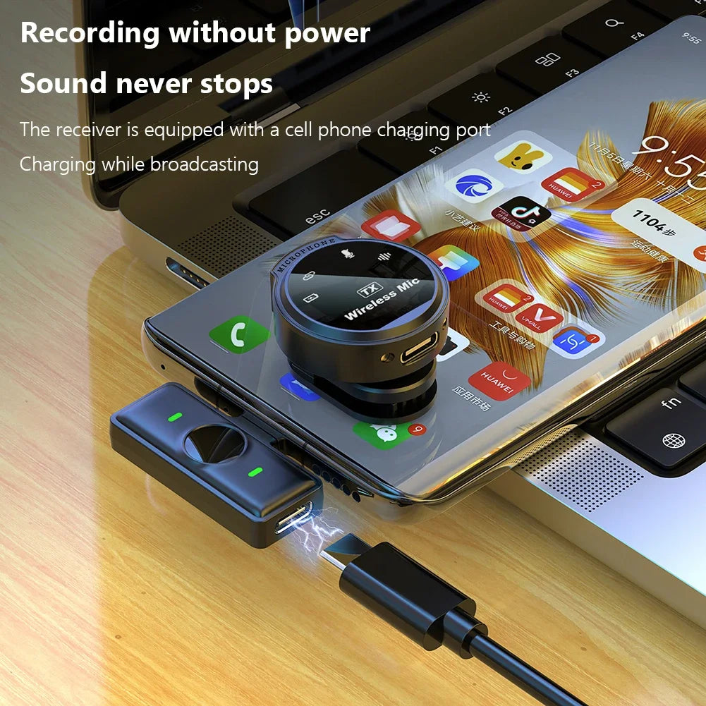 Brezžični mikrofon z gumbnim oddajnikom J6, USB-C ali Lightning
