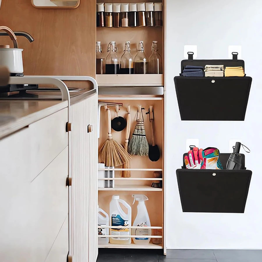Wall-Mounted Shoe Rack for Caravans and RVs, No Drilling