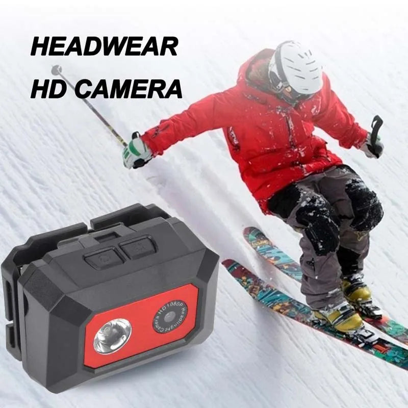 Videocamera sportiva per esterni HD 1080P F18 Videocamera per visione notturna SOS Telecamere d'azione montate sulla testa Registrazione video sul casco Cam DVR