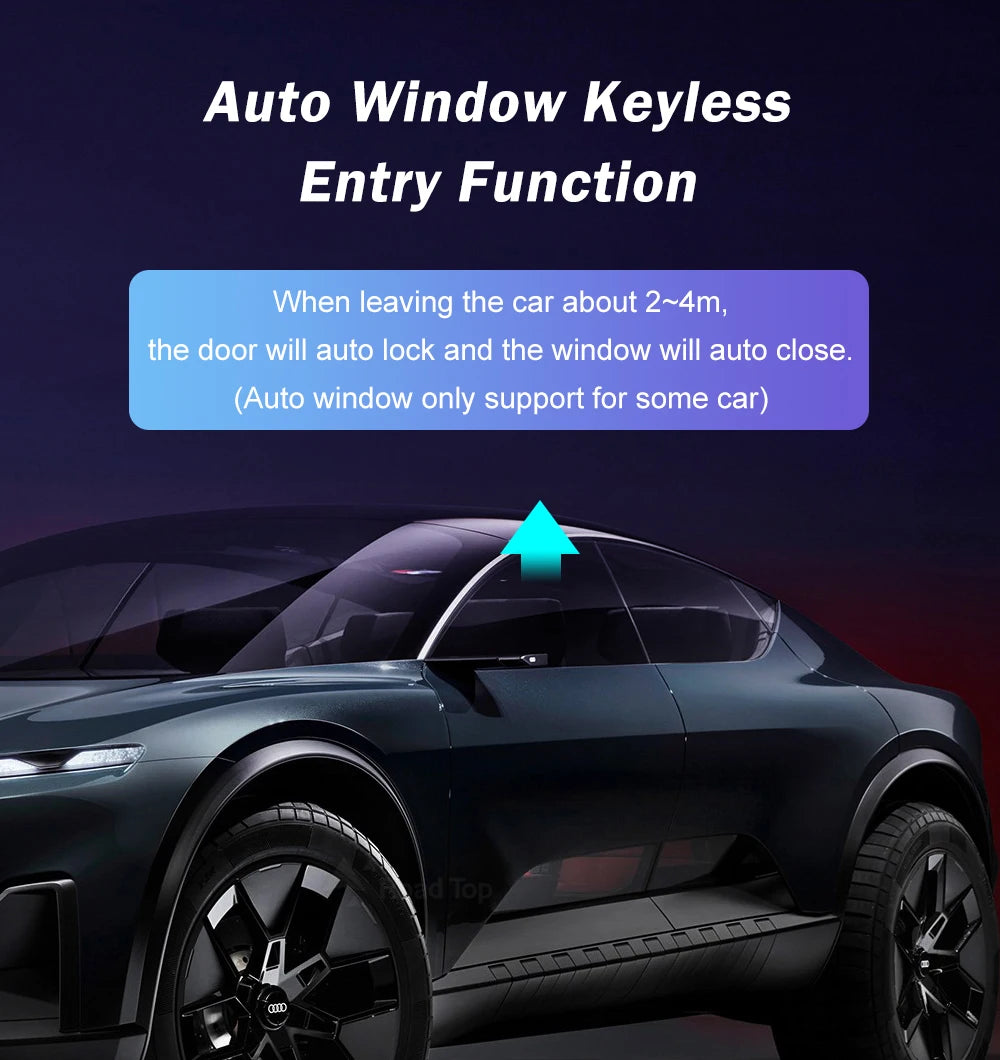Rok 2024 Nový univerzálny LCD inteligentný kľúč APP prispôsobený motiv pre BMW/Audi auta LCD KEY, pohodlný vstup, auto zámok