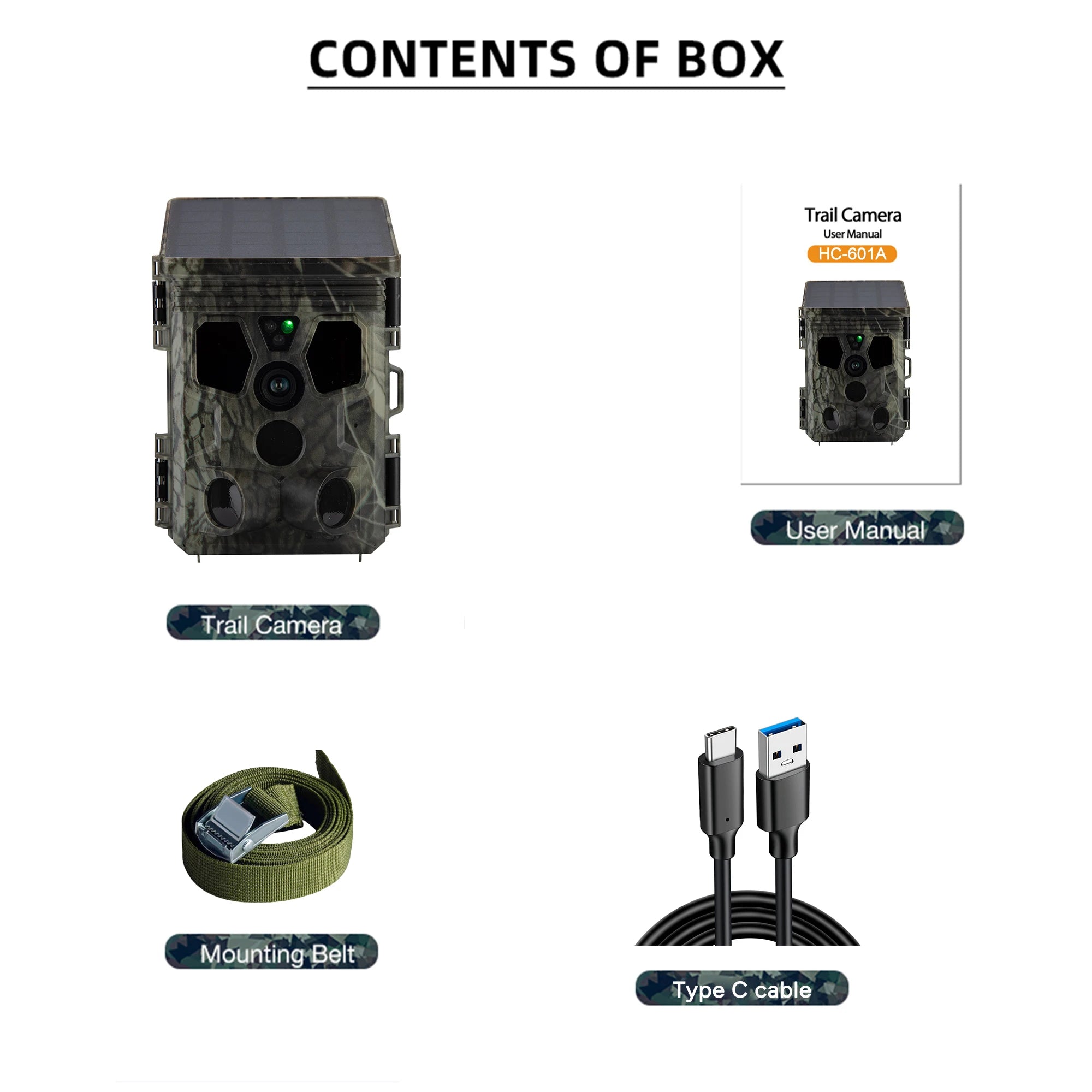 4K 50MP WiFi Trail Camera with 940NM Night Vision