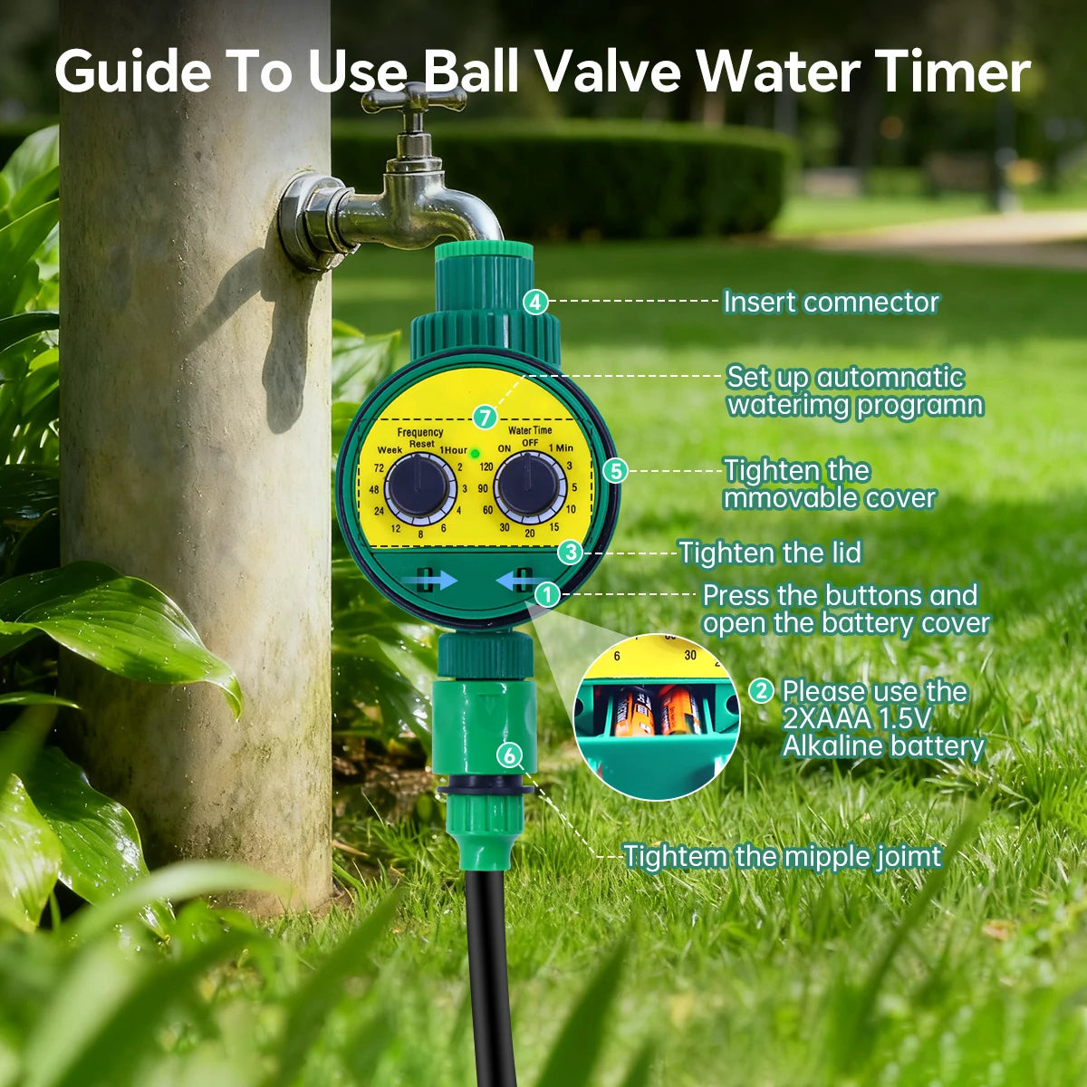 Automatic Garden Watering Timer
