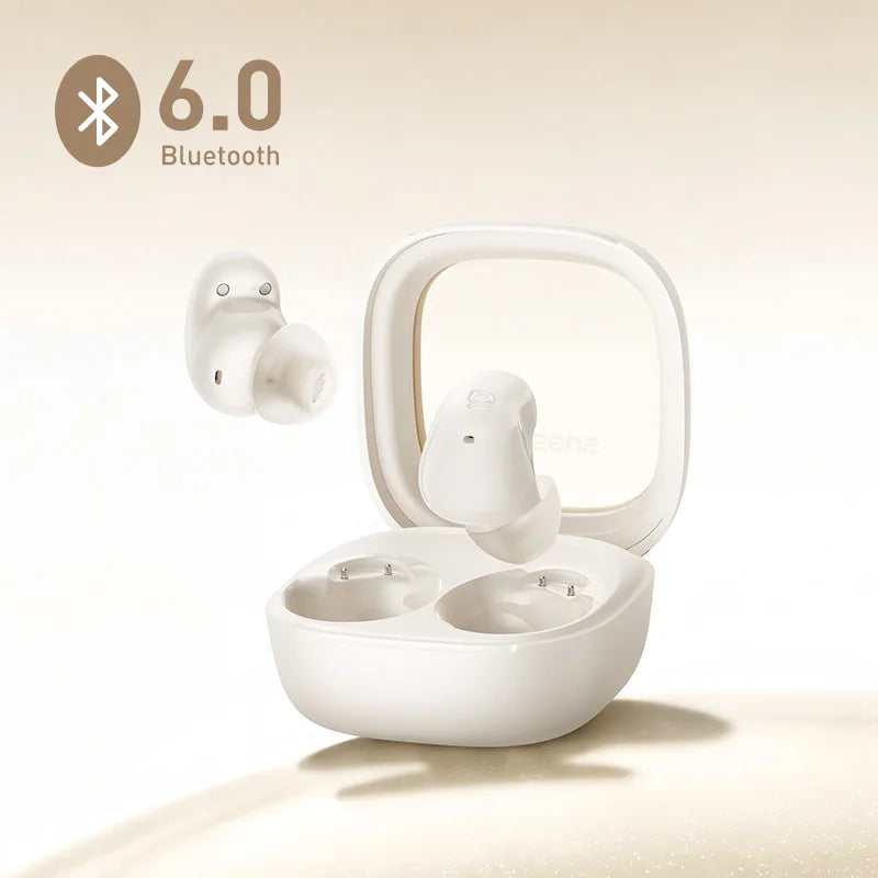 Căști fără fir Baseus Bass WM02s, Bluetooth 6.0, TWS, mini și compacte, confortabile la purtare, autonomie de 36 de ore, IPX5