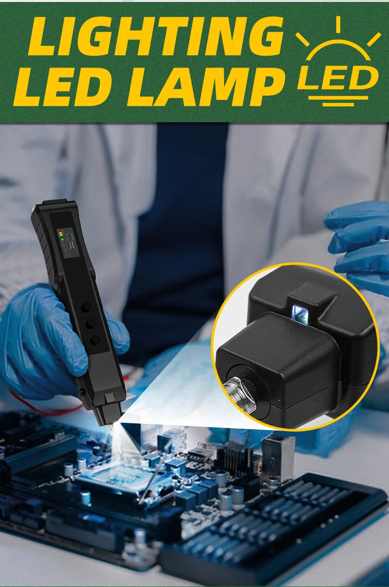Oplaadbare vacuüm SMD-componentoppikker pen
