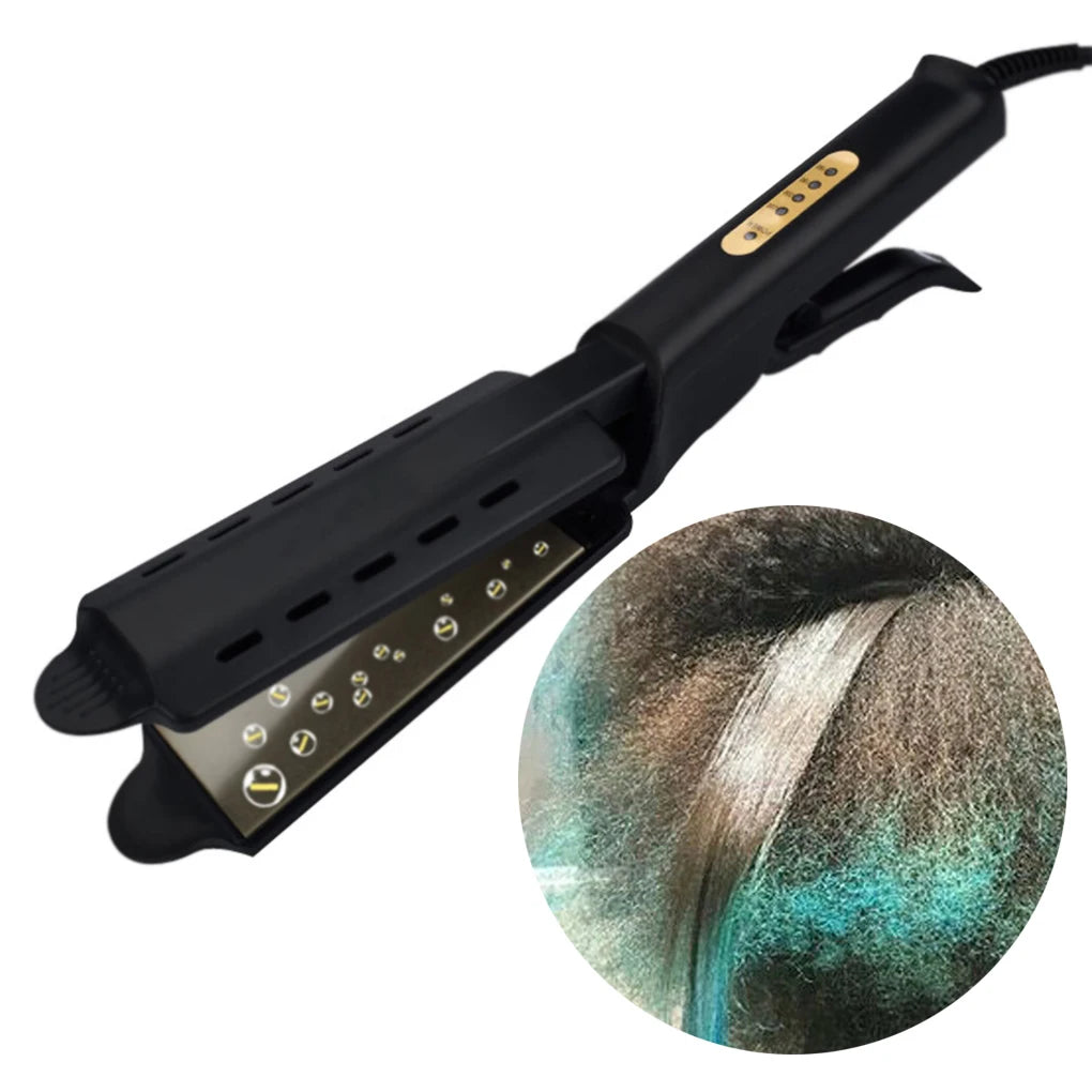 Ceramic Tourmaline Ionic Hair Straightener with Adjustable Heat