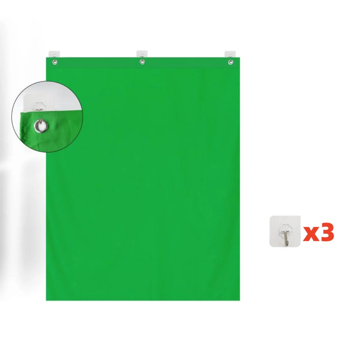 Solid-Colour Photography Backdrop, Size Options