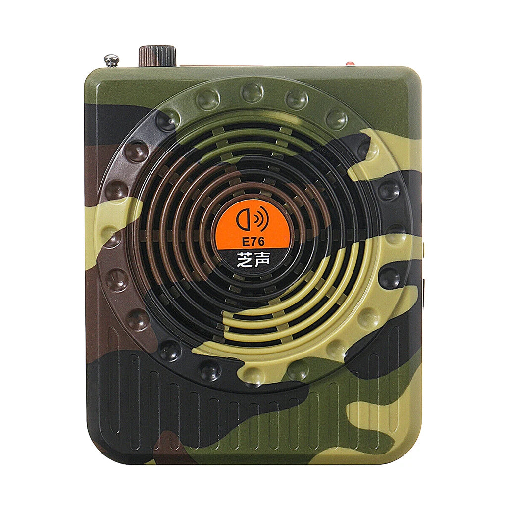 E76  Professional Small Size Sound Amplifiers Decoy Calling Speaker Hunt Tool Remote Remote Control Amplifier Sound Amplifiers