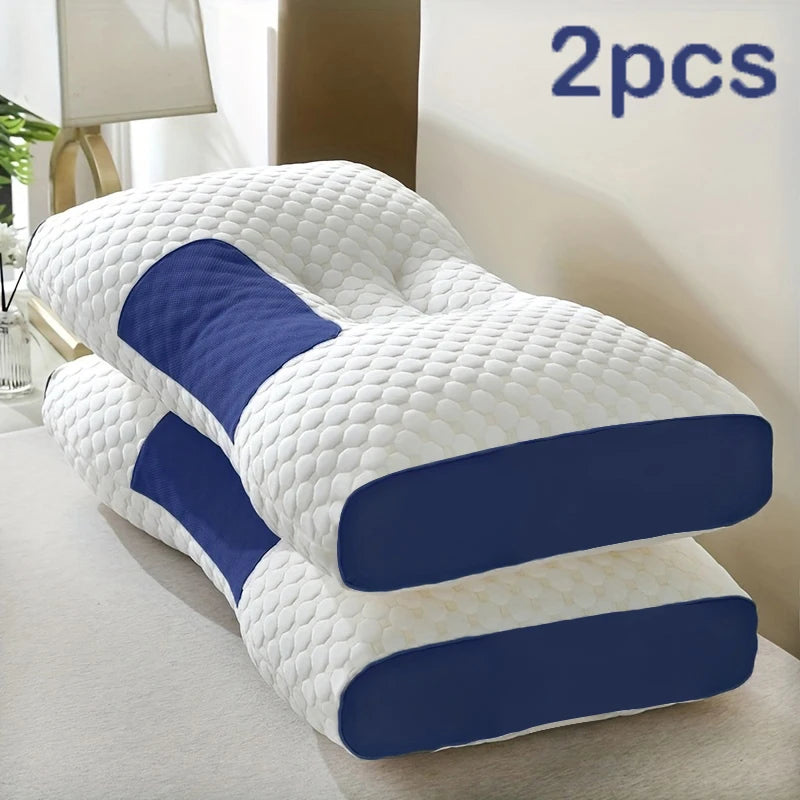 Adjustable Ergonomic Neck Support Pillows (2-Pack) for Comfort